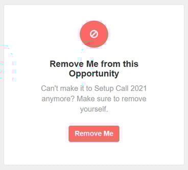 remove opp